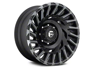 Fuel Wheels Cyclone Matte Machined Double Dark Tint 6-Lug Wheel; 18x9; -12mm Offset (07-14 Tahoe)