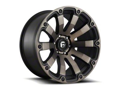 Fuel Wheels Diesel Matte Black Double Dark Tint 6-Lug Wheel; 20x9; 1mm Offset (07-14 Tahoe)