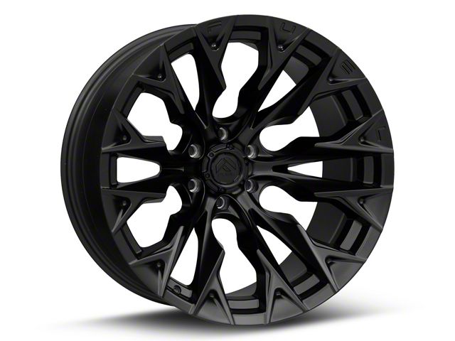 Fuel Wheels Flame Blackout 6-Lug Wheel; 22x10; -18mm Offset (07-14 Tahoe)