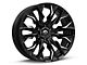 Fuel Wheels Flame Gloss Black Milled 6-Lug Wheel; 20x9; 20mm Offset (07-14 Tahoe)