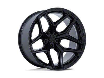 Fuel Wheels Flux Gloss Black 6-Lug Wheel; 22x10; -18mm Offset (07-14 Tahoe)