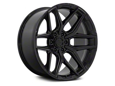 Fuel Wheels Fusion Forged Flux Blackout 6-Lug Wheel; 17x9; -12mm Offset (07-14 Tahoe)