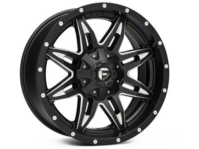 Fuel Wheels Lethal Satin Black Milled 6-Lug Wheel; 20x10; -24mm Offset (07-14 Tahoe)