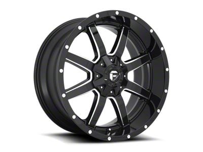 Fuel Wheels Maverick Gloss Black Milled 6-Lug Wheel; 20x10; -6mm Offset (07-14 Tahoe)