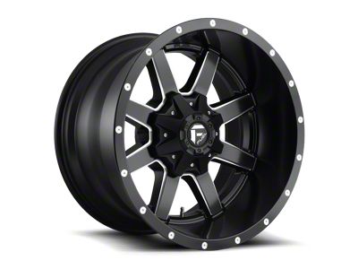 Fuel Wheels Maverick Matte Black Milled 6-Lug Wheel; 24x10; 20mm Offset (07-14 Tahoe)