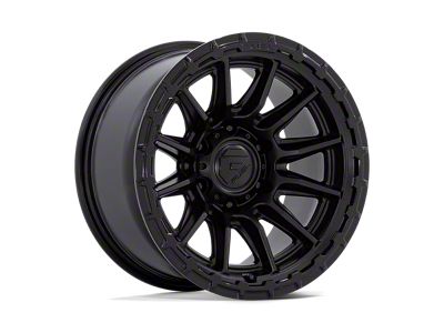 Fuel Wheels Piston Blackout 6-Lug Wheel; 22x10; -18mm Offset (07-14 Tahoe)