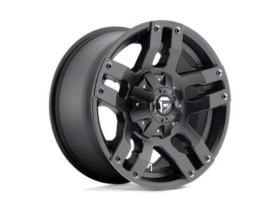 Fuel Wheels Pump Matte Black 6-Lug Wheel; 18x9; 20mm Offset (07-14 Tahoe)