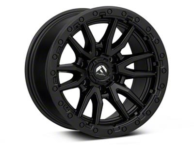 Fuel Wheels Rebel Matte Black 6-Lug Wheel; 17x9; -12mm Offset (07-14 Tahoe)