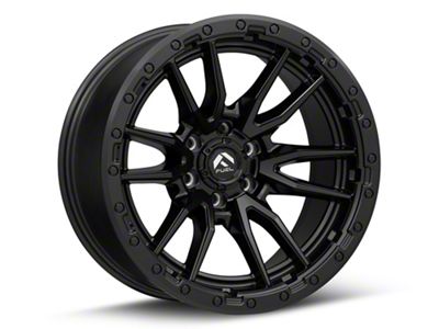 Fuel Wheels Rebel Matte Black 6-Lug Wheel; 20x10; -18mm Offset (07-14 Tahoe)