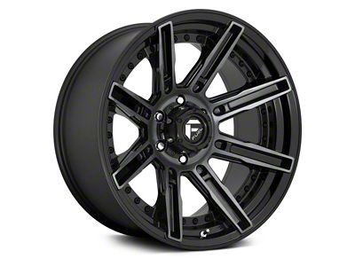 Fuel Wheels Rogue Gloss Machined Double Dark Tint 6-Lug Wheel; 20x10; -18mm Offset (07-14 Tahoe)