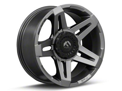 Fuel Wheels SFJ Matte Gunmetal 6-Lug Wheel; 22x14; -75mm Offset (07-14 Tahoe)