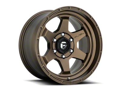 Fuel Wheels Shok Matte Bronze 6-Lug Wheel; 17x9; -12mm Offset (07-14 Tahoe)