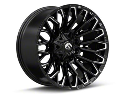 Fuel Wheels Strike Gloss Black Milled 6-Lug Wheel; 20x10; -18mm Offset (07-14 Tahoe)