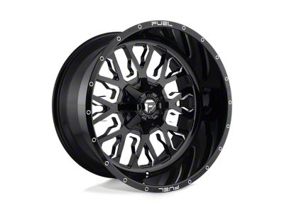 Fuel Wheels Stroke Gloss Black Milled 6-Lug Wheel; 17x9; -12mm Offset (07-14 Tahoe)