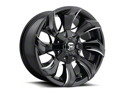 Fuel Wheels STRYKR Gloss Black Milled 6-Lug Wheel; 20x9; 1mm Offset (07-14 Tahoe)