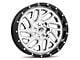 Fuel Wheels Triton Chrome with Gloss Black Lip 6-Lug Wheel; 20x12; -44mm Offset (07-14 Tahoe)