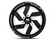 Fuel Wheels Triton Gloss Black Milled 6-Lug Wheel; 18x9; -12mm Offset (07-14 Tahoe)