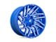 Fuel Wheels Typhoon Anodized Blue Milled 6-Lug Wheel; 20x10; -18mm Offset (07-14 Tahoe)