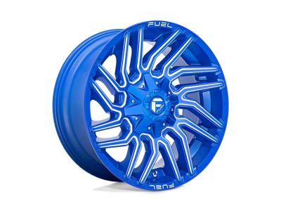 Fuel Wheels Typhoon Anodized Blue Milled 6-Lug Wheel; 22x12; -44mm Offset (07-14 Tahoe)