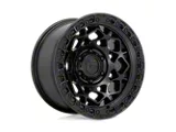 Fuel Wheels Unit Matte Black with Matte Black Ring 6-Lug Wheel; 17x9; 1mm Offset (07-14 Tahoe)