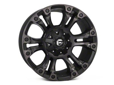 Fuel Wheels Vapor Matte Black Double Dark Tint 6-Lug Wheel; 20x9; 19mm Offset (07-14 Tahoe)