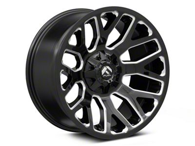 Fuel Wheels Warrior Gloss Black Milled 6-Lug Wheel; 20x9; 20mm Offset (07-14 Tahoe)