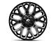 Fuel Wheels Warrior Gloss Black Milled 6-Lug Wheel; 20x9; 20mm Offset (07-14 Tahoe)