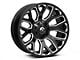 Fuel Wheels Warrior Gloss Black Milled 6-Lug Wheel; 20x9; 20mm Offset (07-14 Tahoe)