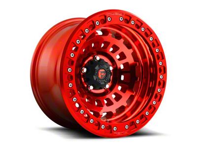 Fuel Wheels Zephyr Beadlock Candy Red 6-Lug Wheel; 17x9; -15mm Offset (07-14 Tahoe)