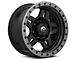 Fuel Wheels Anza Matte Black with Anthracite Ring 6-Lug Wheel; 17x8.5; 6mm Offset (07-14 Yukon)