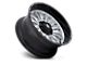 Fuel Wheels Arc Silver Brushed Face with Milled Black Lip 6-Lug Wheel; 22x10; -18mm Offset (07-14 Yukon)