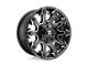 Fuel Wheels Battle Axe Gloss Black Milled 6-Lug Wheel; 17x9; -12mm Offset (07-14 Yukon)