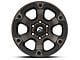 Fuel Wheels Beast Matte Black Machined with Dark Tint 6-Lug Wheel; 17x9; -12mm Offset (07-14 Yukon)