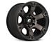 Fuel Wheels Beast Matte Black Machined with Dark Tint 6-Lug Wheel; 17x9; -12mm Offset (07-14 Yukon)