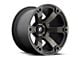 Fuel Wheels Beast Matte Black Machined with Dark Tint 6-Lug Wheel; 20x10; -18mm Offset (07-14 Yukon)