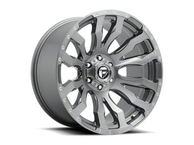 Fuel Wheels Blitz Brushed Gunmetal 6-Lug Wheel; 18x9; 1mm Offset (07-14 Yukon)