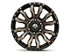 Fuel Wheels Blitz Matte Black Double Dark Tint 6-Lug Wheel; 18x9; -12mm Offset (07-14 Yukon)