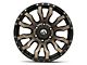 Fuel Wheels Blitz Matte Black Double Dark Tint 6-Lug Wheel; 18x9; 20mm Offset (07-14 Yukon)