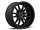 Fuel Wheels Clash Matte Black Double Dark Tint 6-Lug Wheel; 24x12; -44mm Offset (07-14 Yukon)
