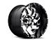 Fuel Wheels Cleaver Chrome with Gloss Black 6-Lug Wheel; 22x10; -13mm Offset (07-14 Yukon)