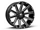 Fuel Wheels Contra Gloss Black Milled 6-Lug Wheel; 18x9; 1mm Offset (07-14 Yukon)