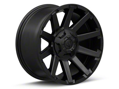 Fuel Wheels Contra Satin Black 6-Lug Wheel; 18x9; -12mm Offset (07-14 Yukon)