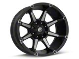 Fuel Wheels Coupler Matte Black Machined 6-Lug Wheel; 20x9; 1mm Offset (07-14 Yukon)