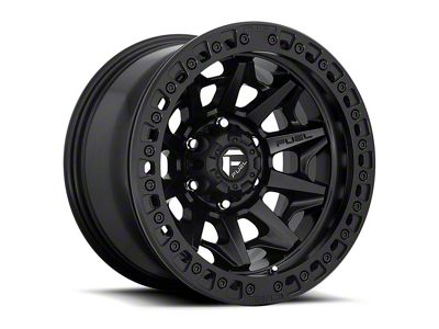 Fuel Wheels Covert Beadlock Matte Black 6-Lug Wheel; 17x9; -15mm Offset (07-14 Yukon)