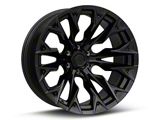 Fuel Wheels Flame Blackout 6-Lug Wheel; 20x9; 20mm Offset (07-14 Yukon)