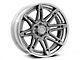 Fuel Wheels Fusion Forged Brawl Platinum with Chrome Lip 6-Lug Wheel; 24x12; -44mm Offset (07-14 Yukon)