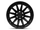 Fuel Wheels Fusion Forged Burn Matte Black with Gloss Black Lip 6-Lug Wheel; 22x10; -18mm Offset (07-14 Yukon)