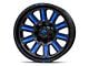 Fuel Wheels Hardline Gloss Black with Blue Tinted Clear 6-Lug Wheel; 20x10; -19mm Offset (07-14 Yukon)