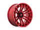 Fuel Wheels Heater Candy Red Machined 6-Lug Wheel; 22x10; -13mm Offset (07-14 Yukon)