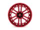 Fuel Wheels Heater Candy Red Machined 6-Lug Wheel; 22x10; -13mm Offset (07-14 Yukon)